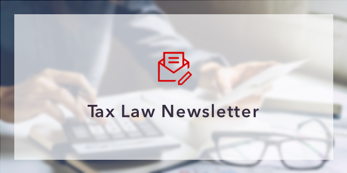 Tax Law Newsletter
