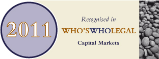 The International Who's Who of Capital Markets Lawyers & Economists 2011